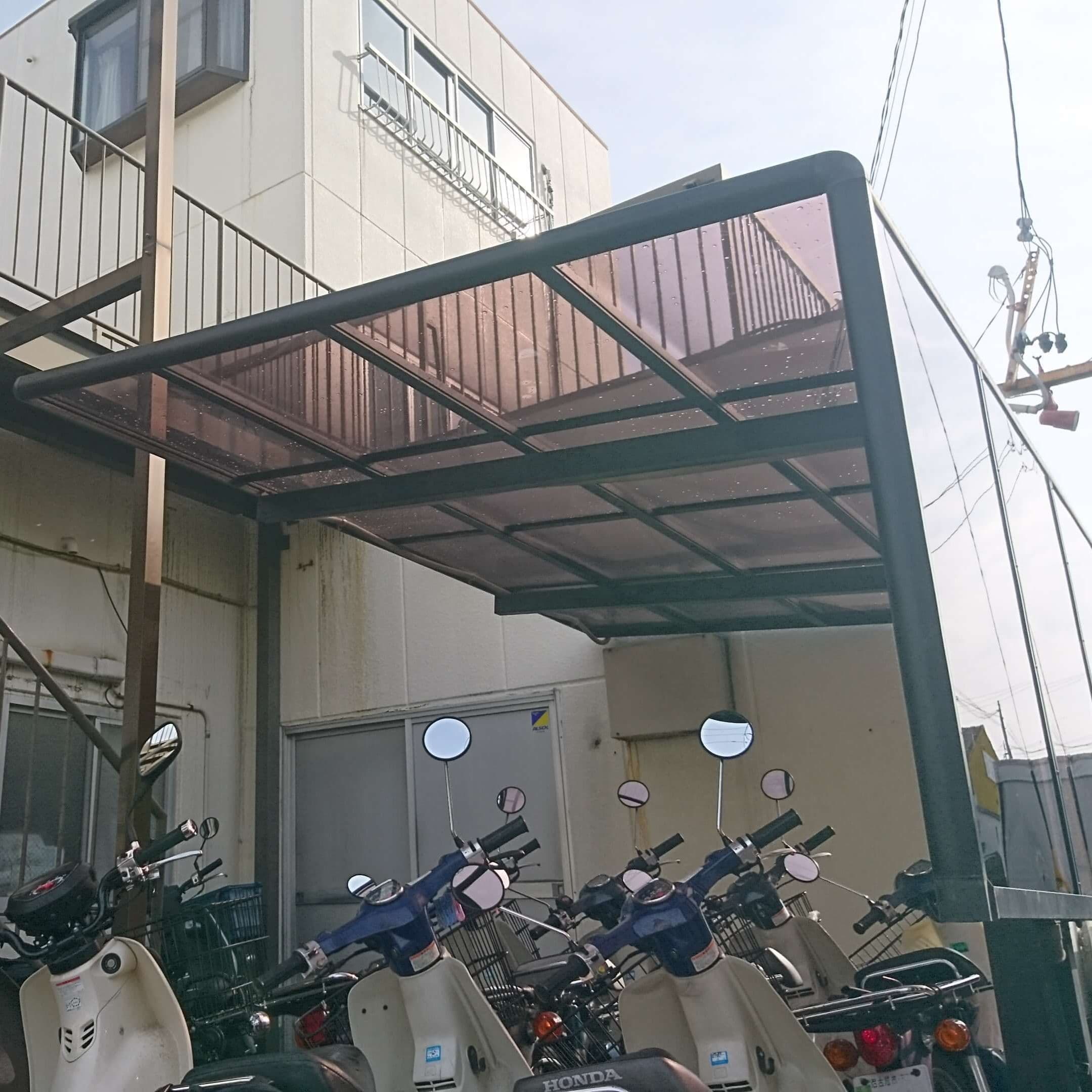 サイクルポートパネル交換 名古屋市中区 | サイクルポートパネル交換ならエクステリアの窓口名古屋市中区