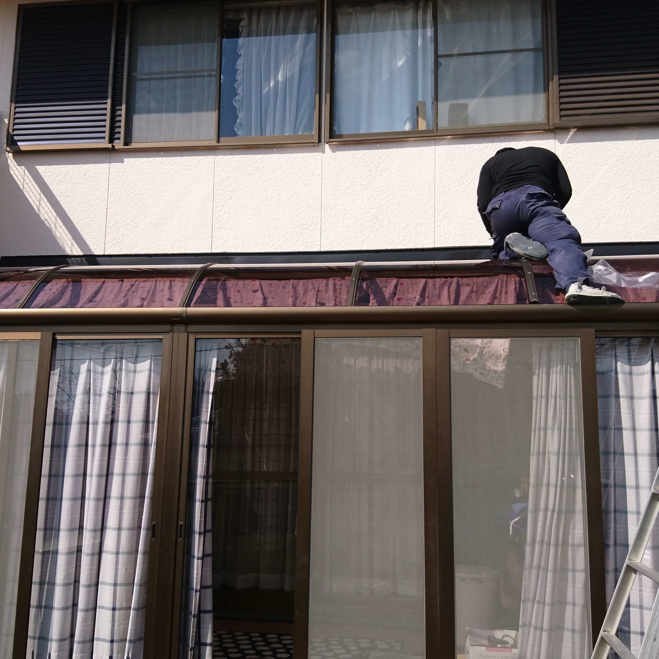 テラスパネル交換 名古屋市中区 | テラスパネル交換ならエクステリアの窓口名古屋市中区