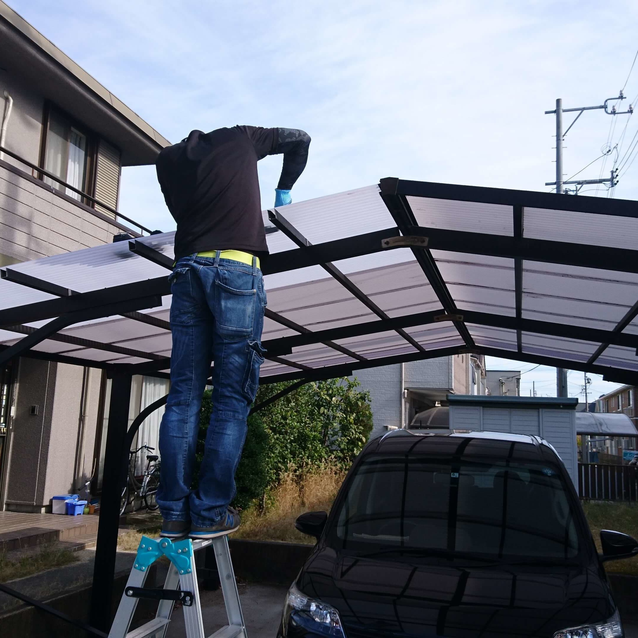 波板張替え 名古屋市中区 | 波板張替えならエクステリアの窓口名古屋市中区