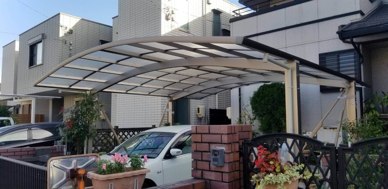 カーポート取替え 名古屋市中区 | カーポート修理ならエクステリアの窓口名古屋市中区