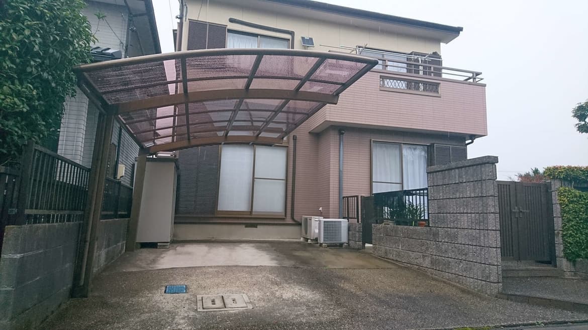 カーポートパネル交換 名古屋市中区 | カーポート修理ならエクステリアの窓口名古屋市中区