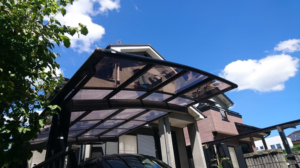カーポート台風対策 名古屋市中区 | カーポート修理ならエクステリアの窓口名古屋市中区