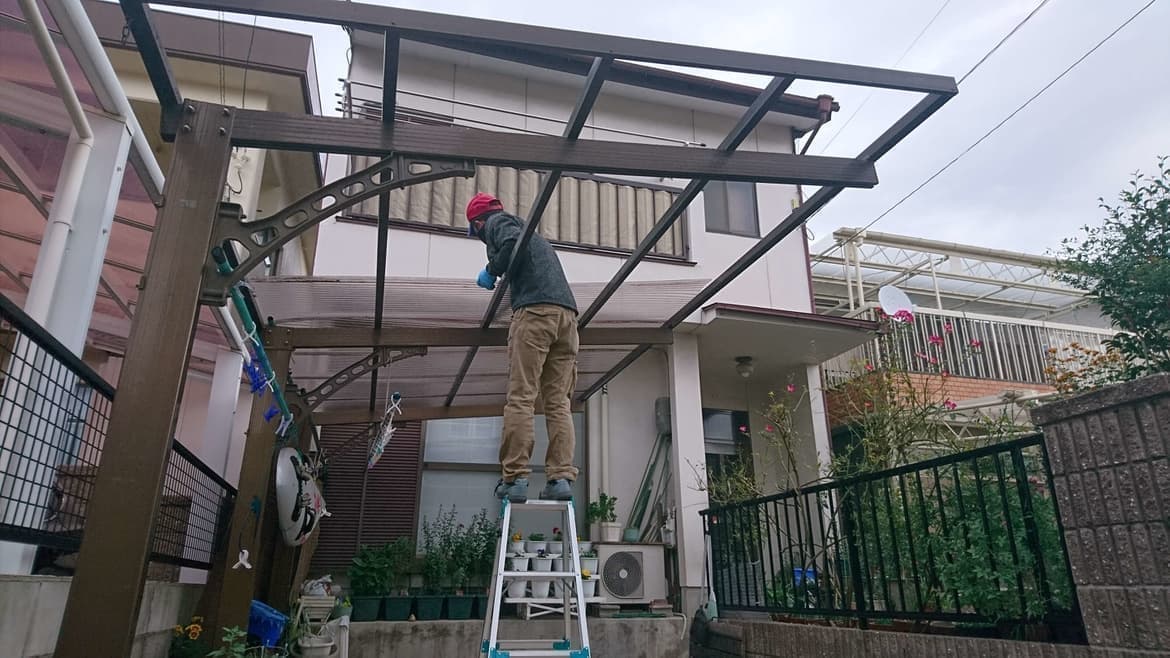 カーポート波板修理 名古屋市中区 | カーポート修理ならエクステリアの窓口名古屋市中区