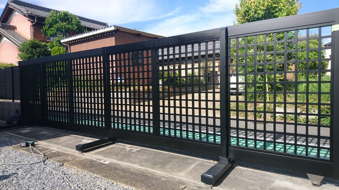 大型引戸門扉の取替えなら名古屋市中区のエクステリアの窓口名古屋市中区