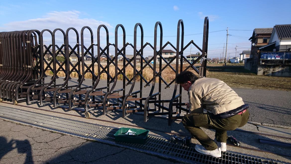 大型引戸門扉修理なら名古屋市中区のエクステリアの窓口名古屋市中区