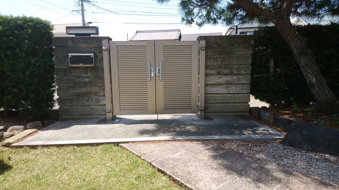 門扉取替え 名古屋市中区 | 門扉の取替えならエクステリアの窓口名古屋市中区