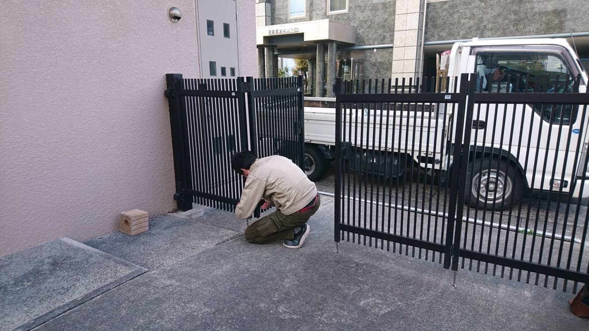 門扉補修 名古屋市中区 | 門扉の取替えならエクステリアの窓口名古屋市中区
