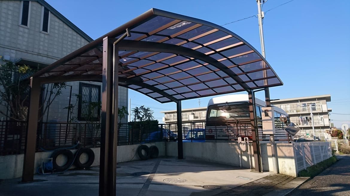 カーポート取替工事 名古屋市中区 | カーポート修理ならエクステリアの窓口名古屋市中区