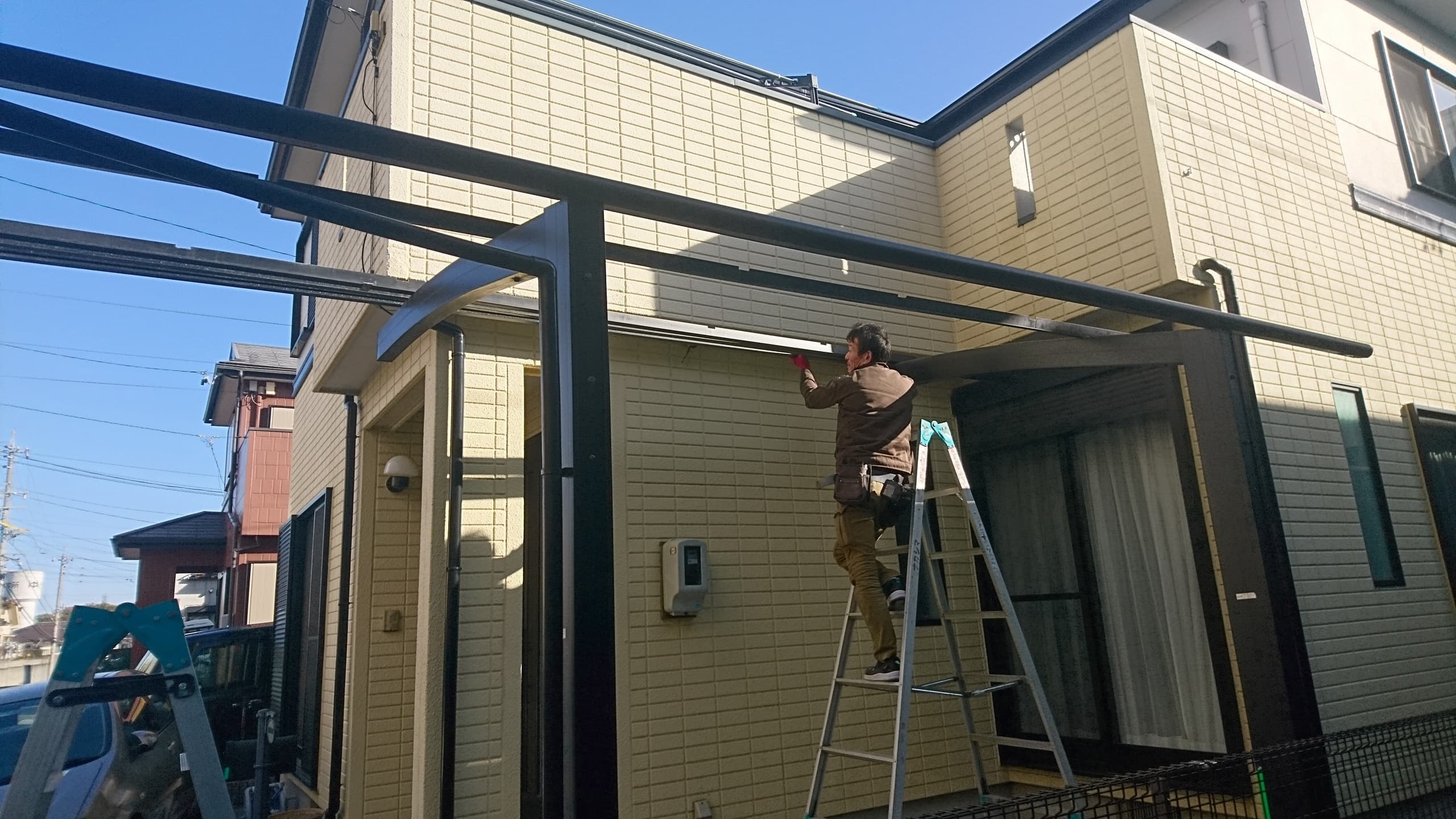 1台用カーポート解体 名古屋市中区 | カーポート解体ならエクステリアの窓口名古屋市中区