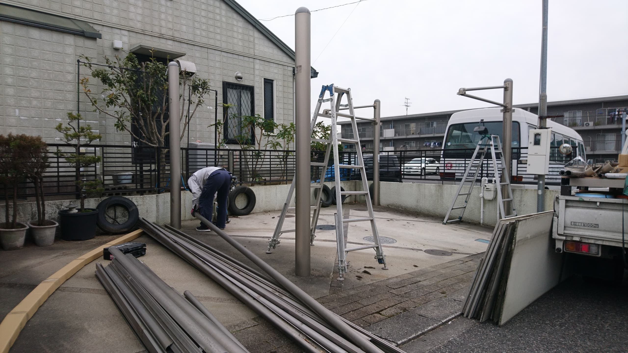 カーポート解体撤去 名古屋市中区 | カーポート解体撤去ならエクステリアの窓口名古屋市中区